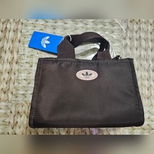adidas Originals Brown Tote with Trefoil Badge